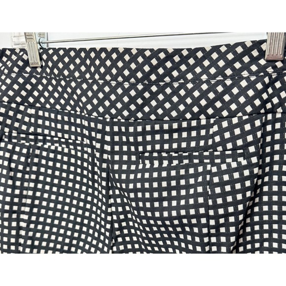 ELLE Chic Black & Grey Checkered Sleeveless Set Top & Pants Boho Sz L Preppy - Picture 12 of 15